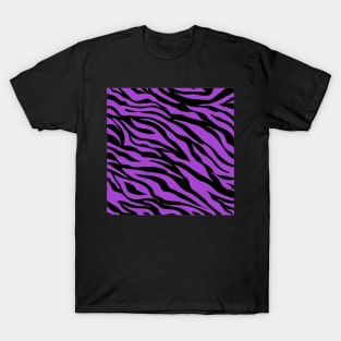 Tiger Print Purple T-Shirt